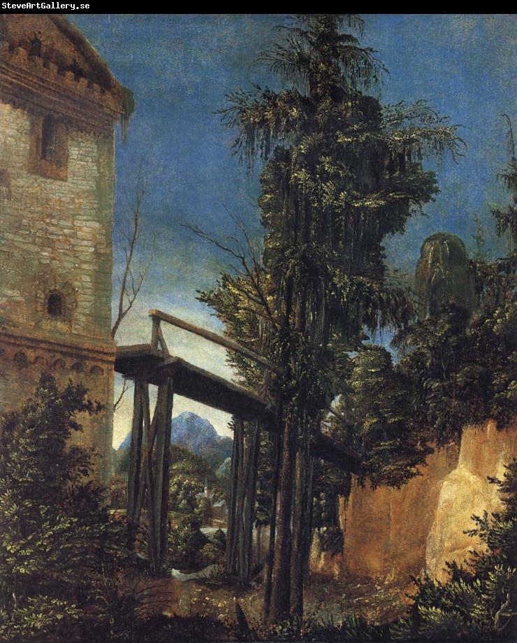 ALTDORFER, Albrecht Landscape with a Footbridge